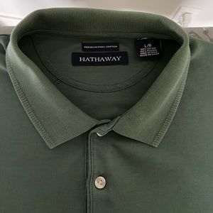forest green polo 100% premium cotton